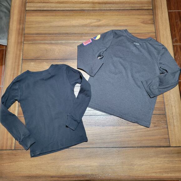 2 Toddler LS Tees: Glow-In-The-Dark Alien & Snowboarder (Quick-Dri) Tees - 5T - Picture 2 of 8